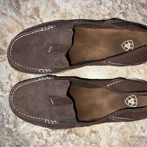Ariat Tooled Leather Slip Ons